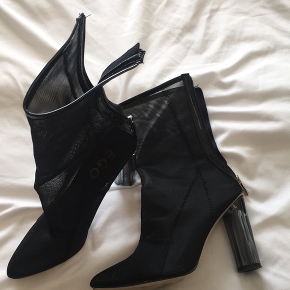 Black Boots from EGO wore twice - Picture 1 of 1